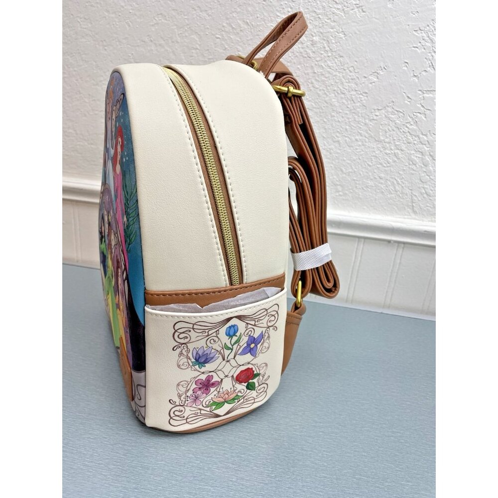 Loungefly Disney Princesses Mini Backpack NWT - Picture 3 of 16